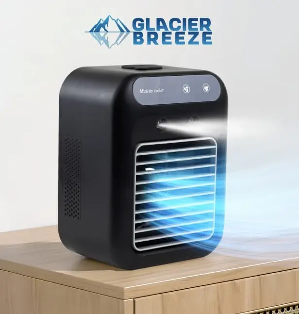 Glacier Breeze Portable AC: Specifications, Sources, and Buying Context - seller-provided product image