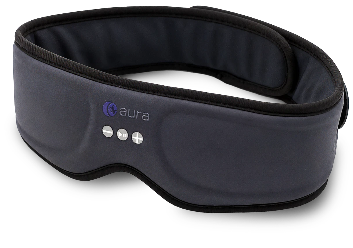 Published product media for AURA™ Bluetooth Sleep Mask