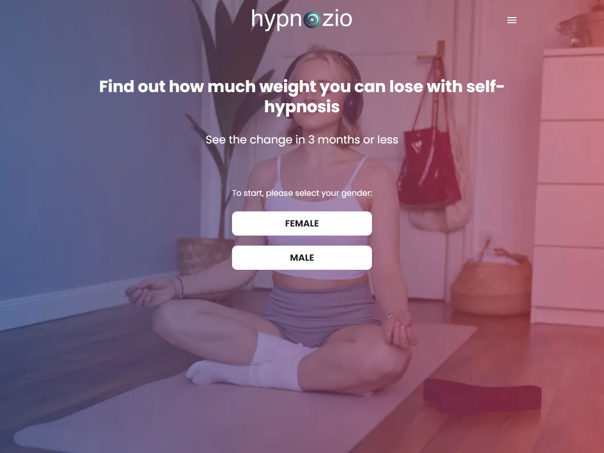 Hypnozio - Weight Loss Hypnotherapy Digital Product [US, DE, CA, AU, UK, FR, IL, +45 More]