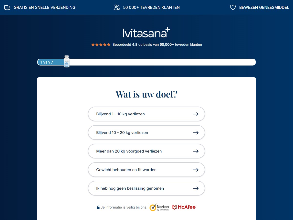 Ivitasana Capsules - Diet ~ Dutch [NL, BE]