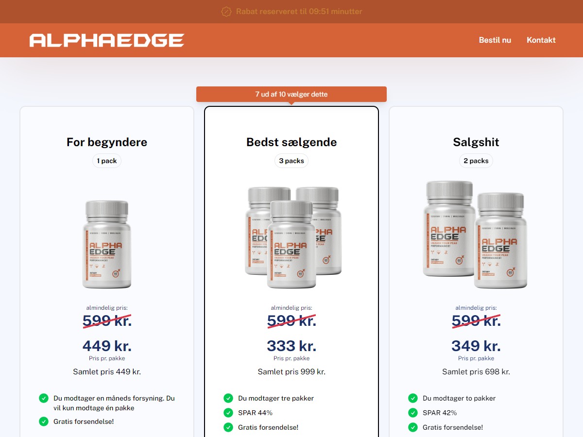 Alpha Edge Capsules ~ DTC [DK]