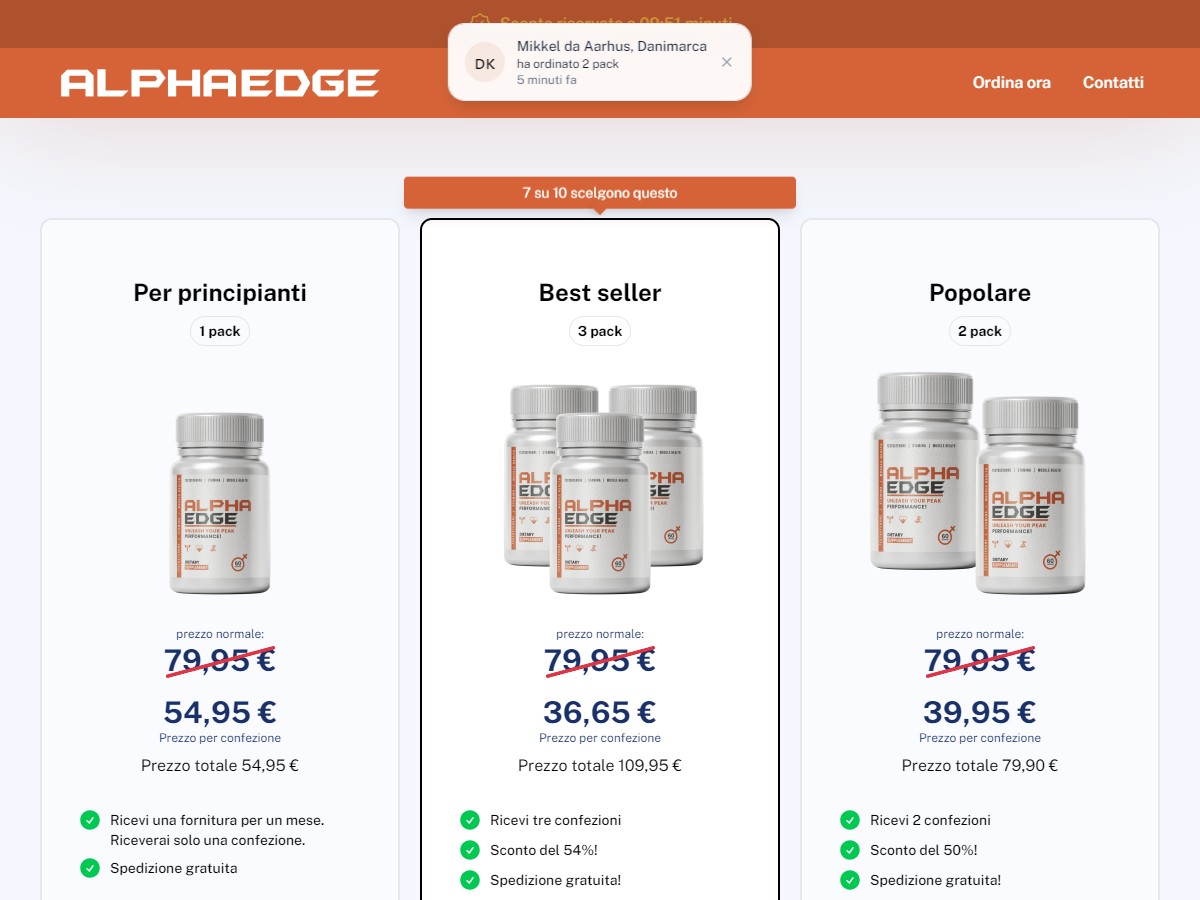 Alpha Edge Capsules ~ DTC [IT]