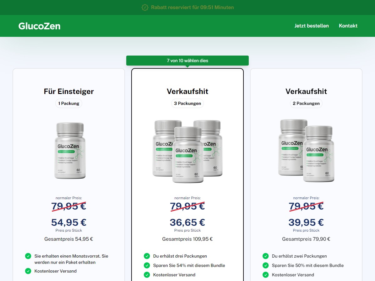 GlucoZen ~ DTC [DE, AT]
