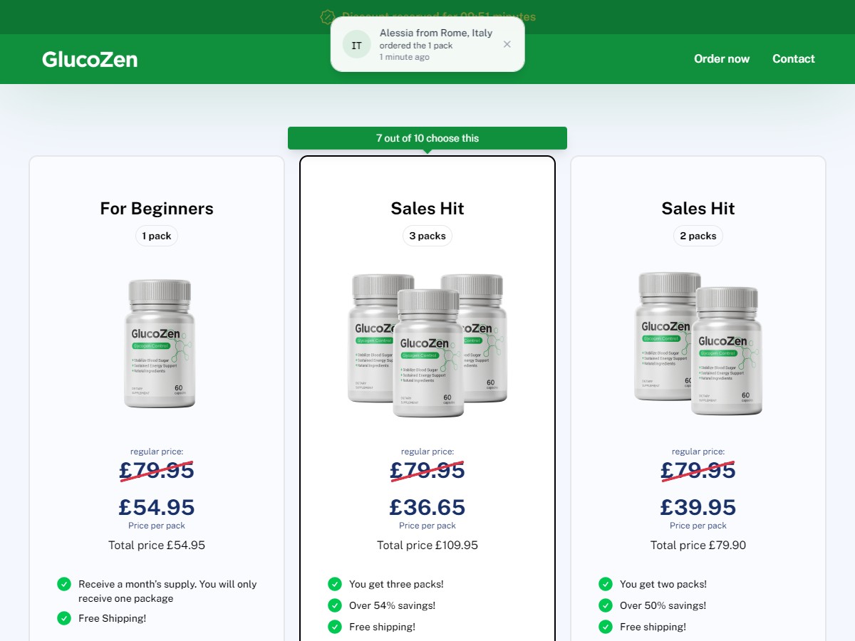 GlucoZen ~ DTC [UK]