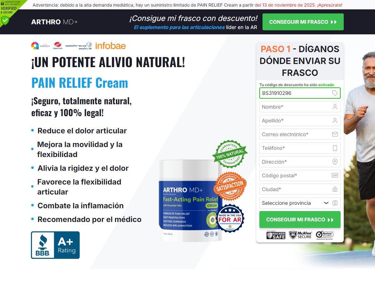 Arthro MD+ Cream ~ Low CTC [AR]