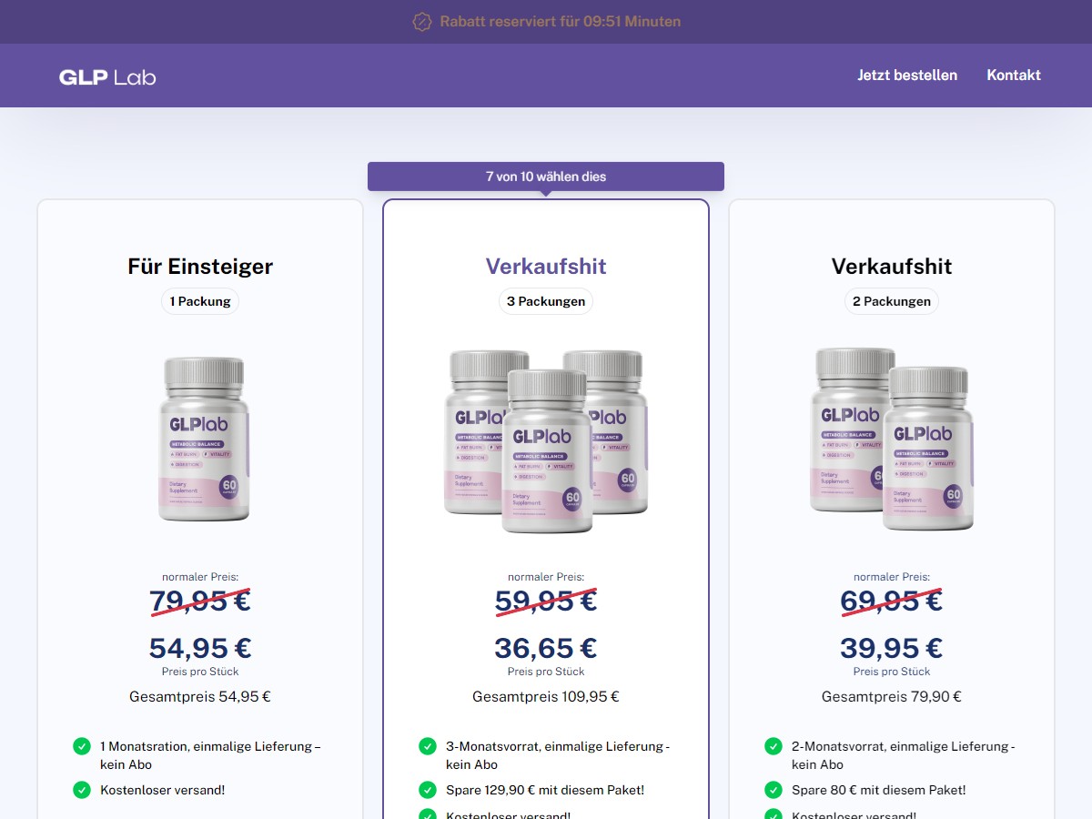 GLP Lab ~ Low CTC - German - DTC [LU]