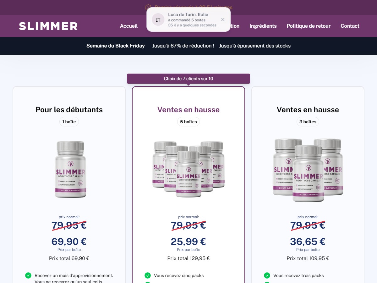 Slimmer ~ French - Low CTC - DTC [FR, BE]