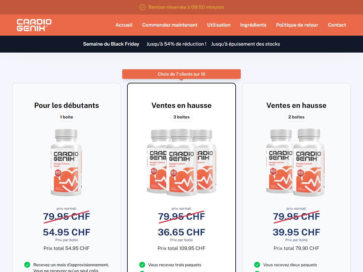 CardioGenix ~ French - Low CTC - DTC [CH]