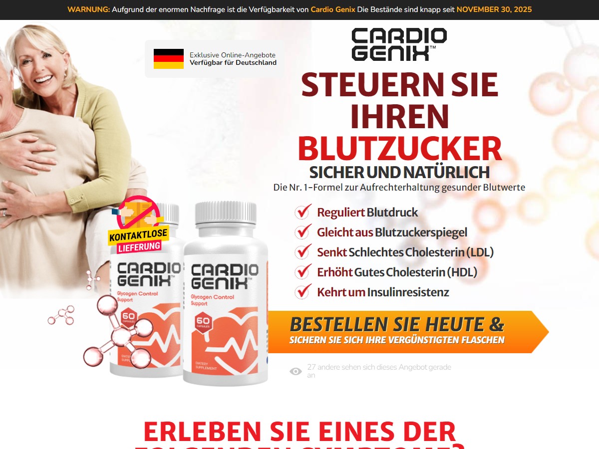 CardioGenix ~ Low CTC [DE, AT]