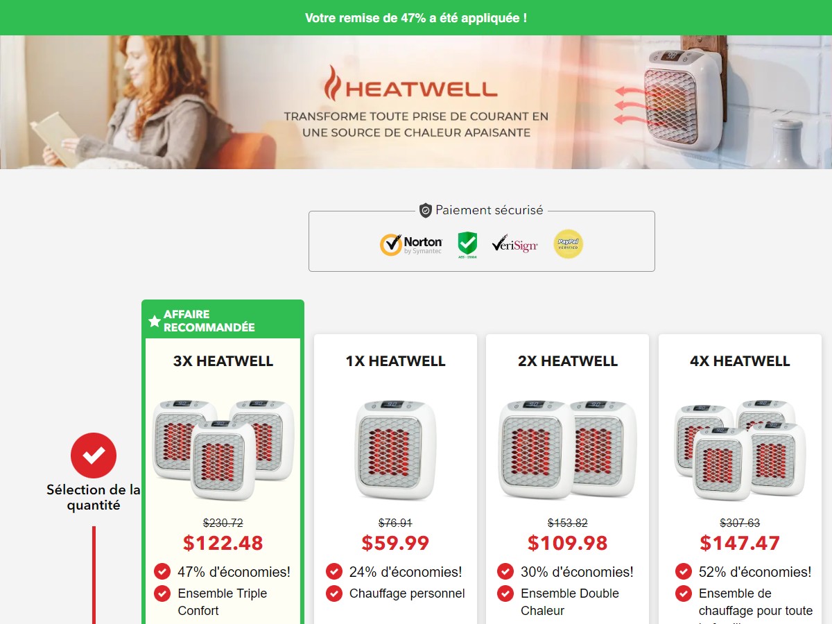 HeatWell ~ CTC $49.99 - French [US]