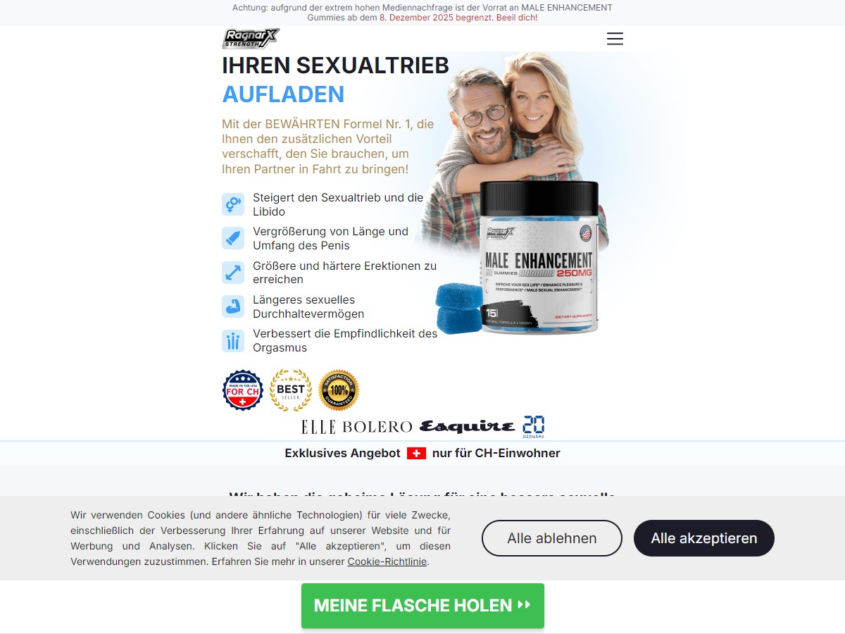 RagnarX Gummies ~ German [CH]
