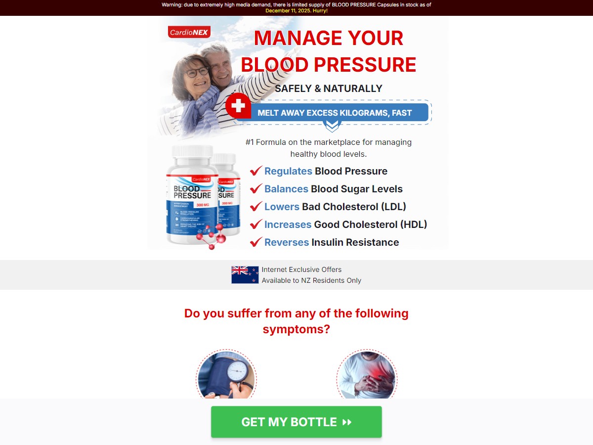 CardioNEX Blood Pressure [NZ]