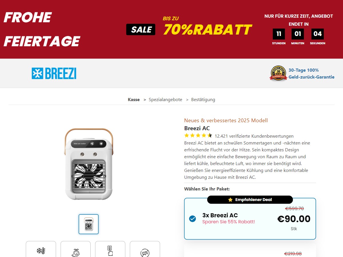 Image of Breezi AC ~ CTC €109,95