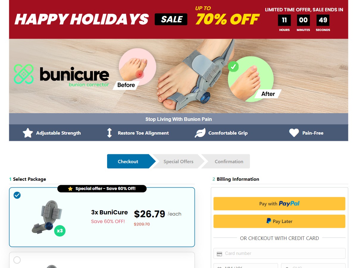 BuniCure ~ CTC $34.95 [US]