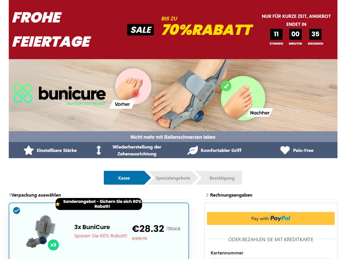 BuniCure ~ CTC €39,95 [DE, AT]