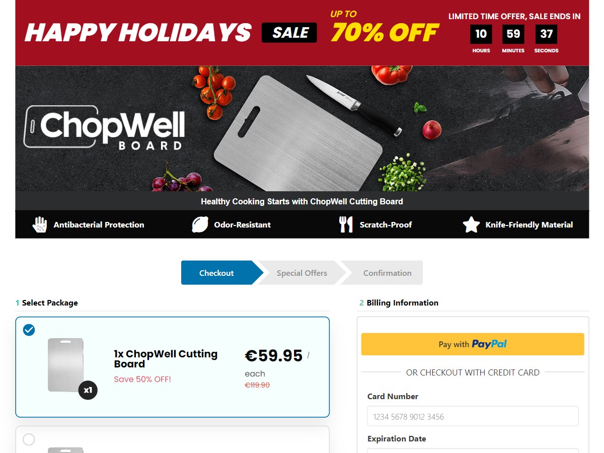 ChopWell ~ CTC €59,95 [IE]
