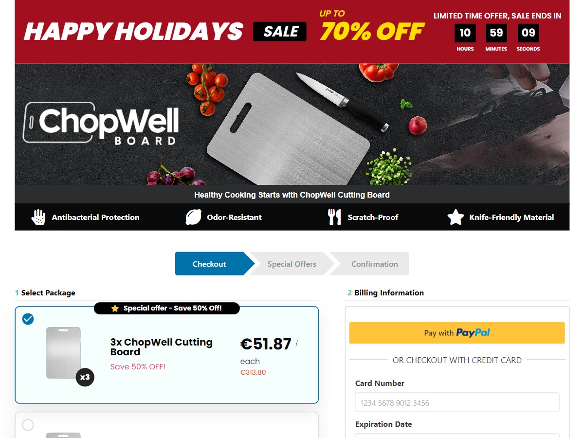 ChopWell ~ CTC €64,95 [IE]