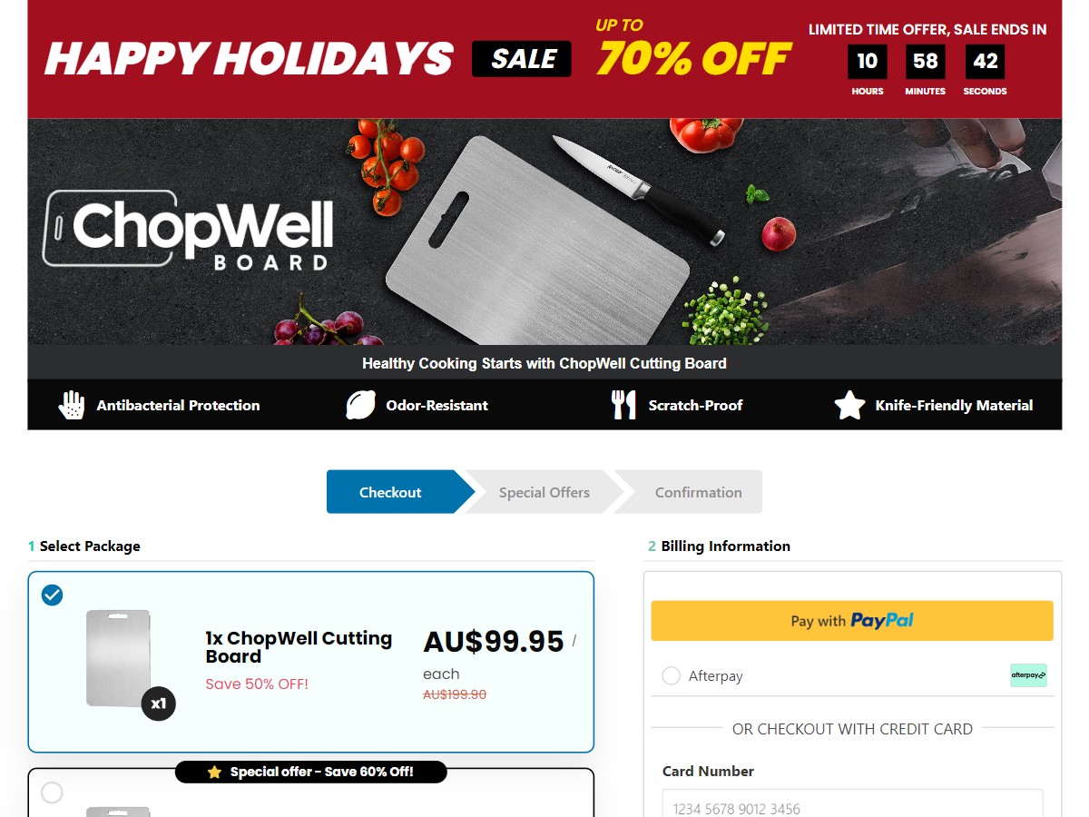 ChopWell ~ CTC A$99.95 [AU]