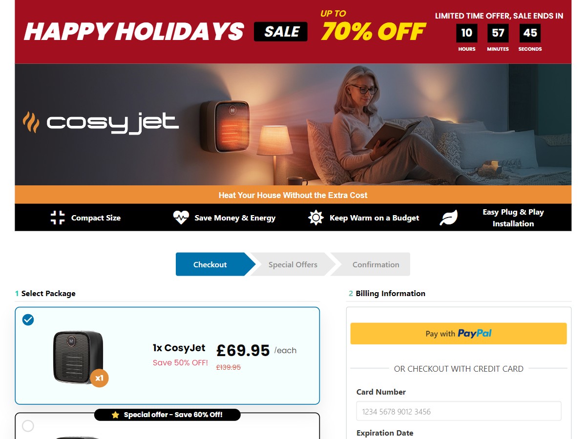 Image of CosyJet ~ CTC £69.95