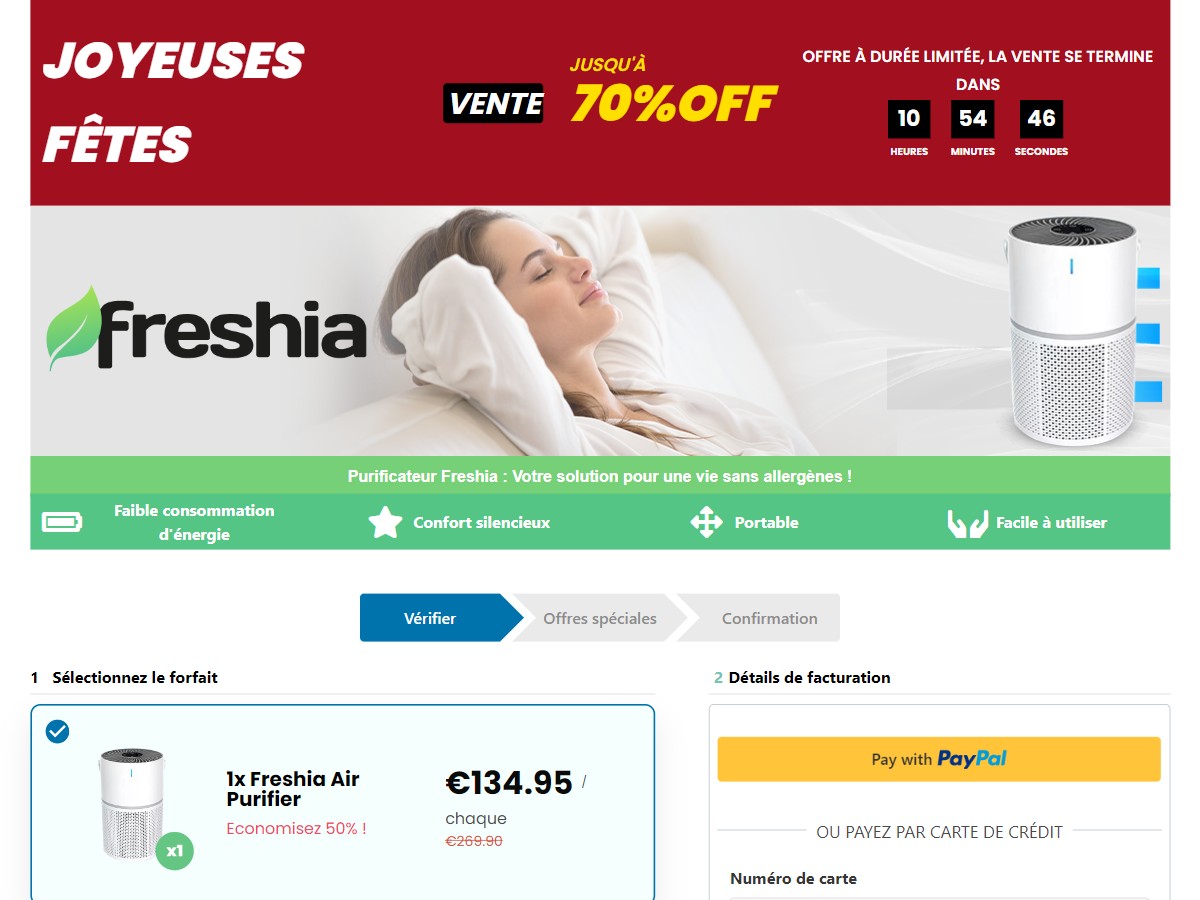 Image of Freshia Air Purifier ~ CTC €134,95