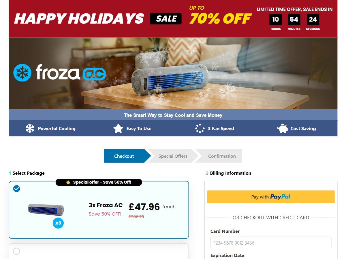 Froza AC ~ CTC £59.95 [UK]