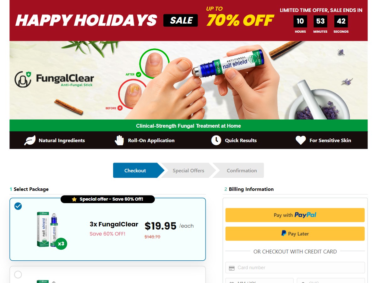 FungalClear ~ CTC $24.95 [US]