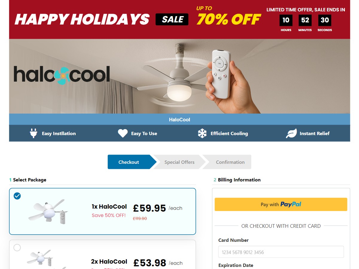 HaloCool ~ CTC £59.95 [UK]