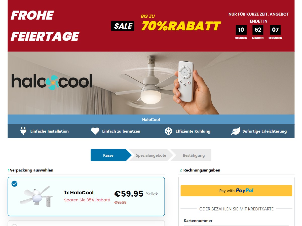 HaloCool ~ CTC €59,95 [DE, AT]
