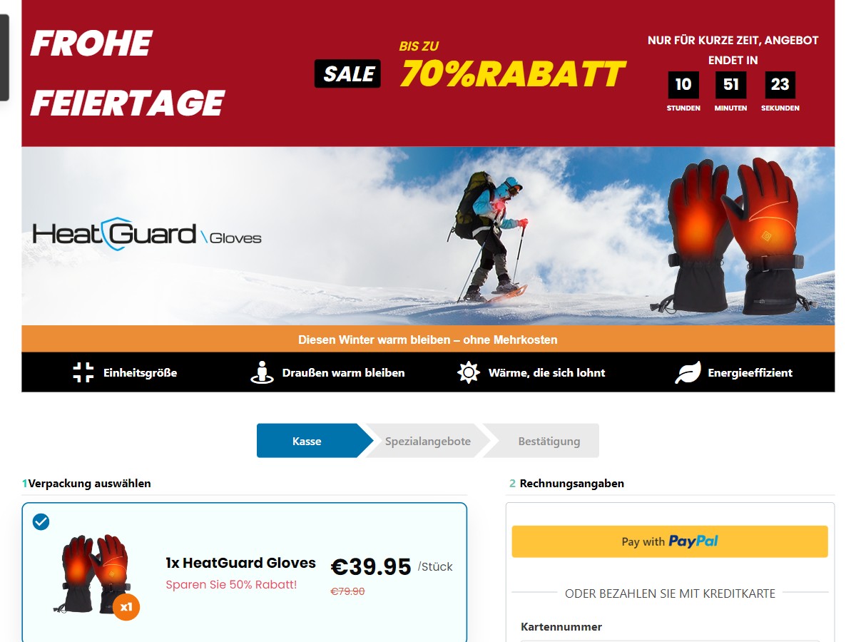 HeatGuard Gloves ~ CTC €39,95 [DE, AT]