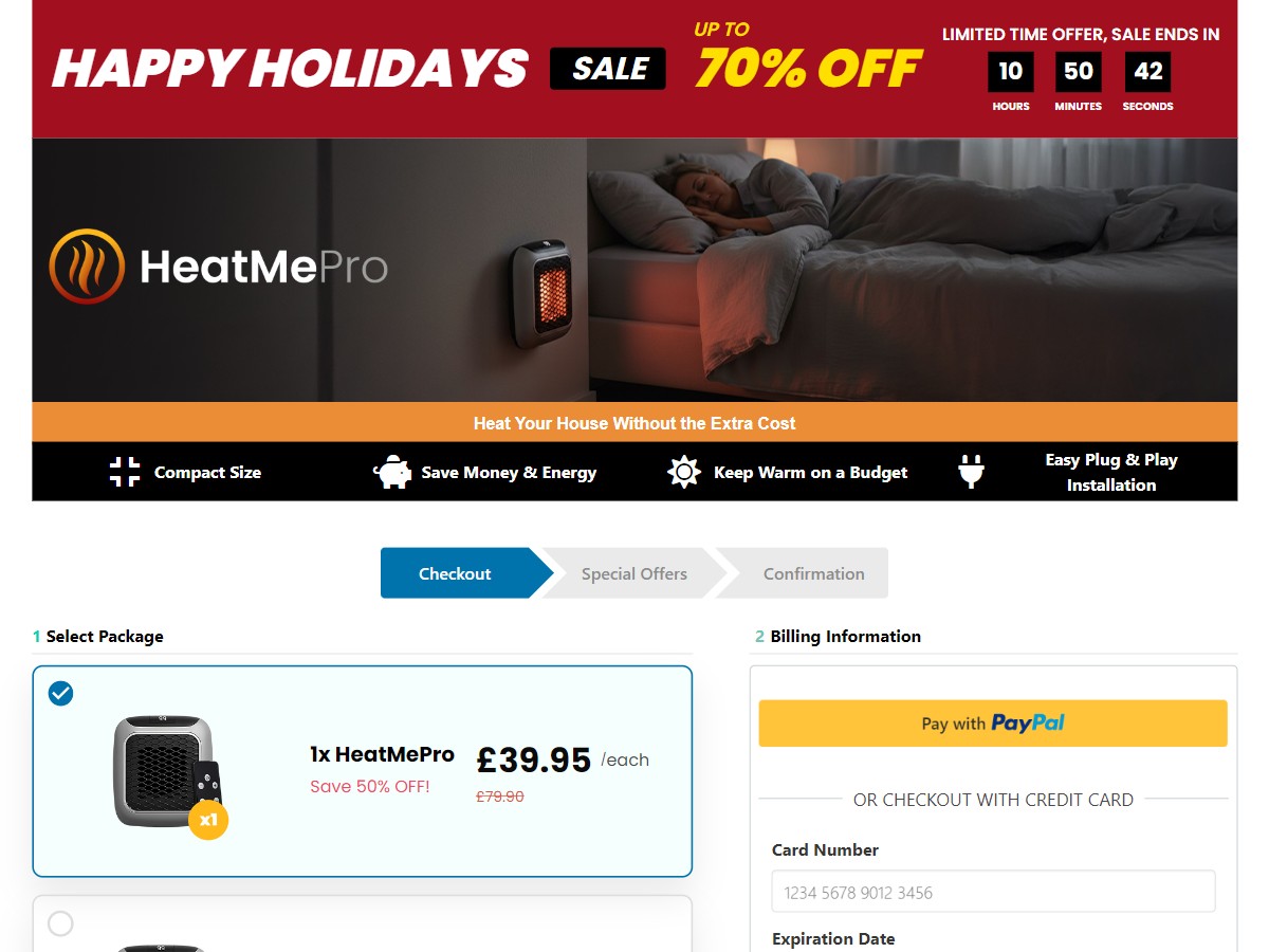 HeatMe Pro ~ CTC £39.95 [UK]