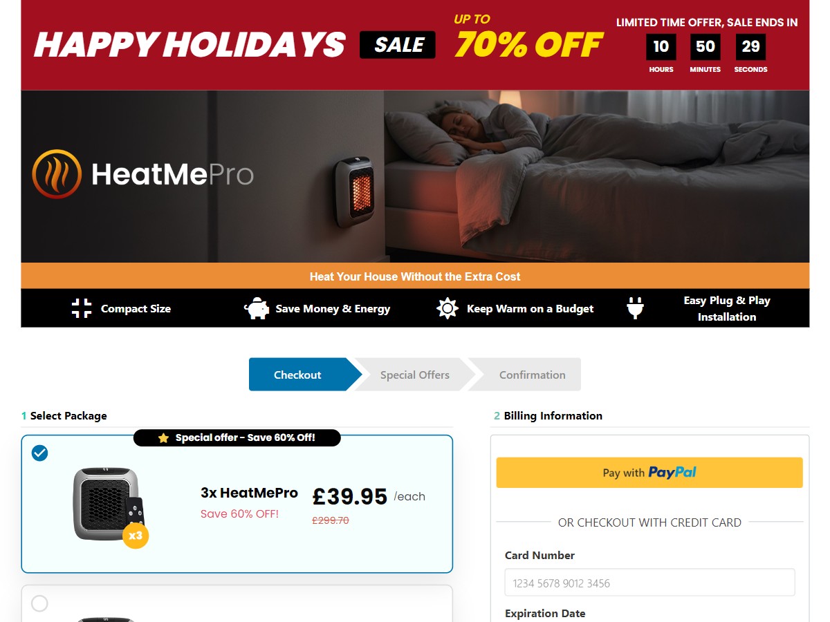 HeatMe Pro ~ CTC £49.95 [UK]