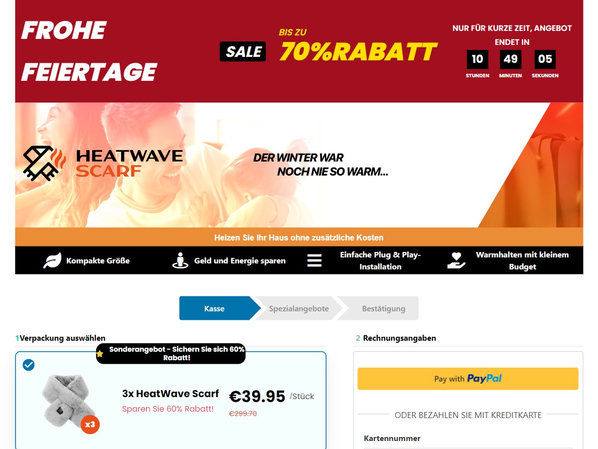 HeatWave Scarf ~ CTC €49,95 [DE, AT]