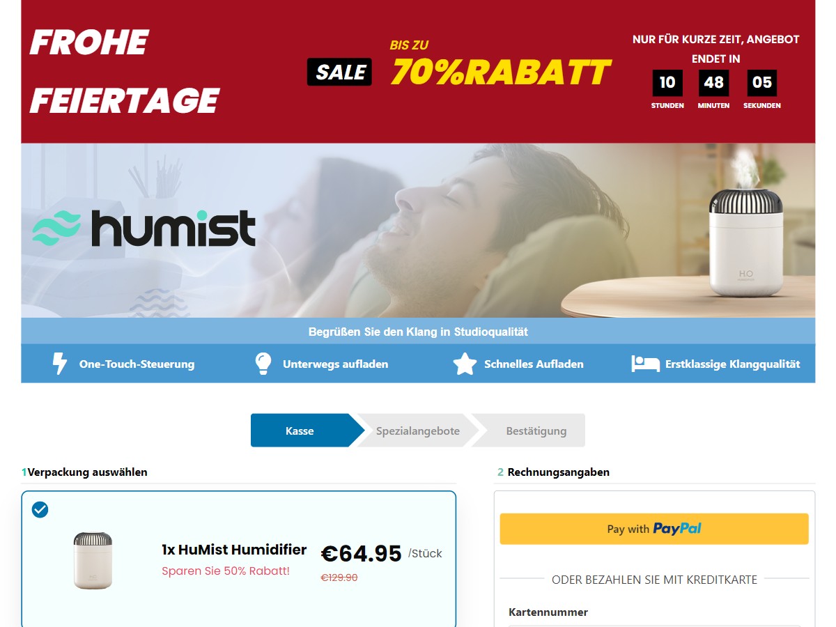 HuMist ~ CTC €64,95 [DE, AT]