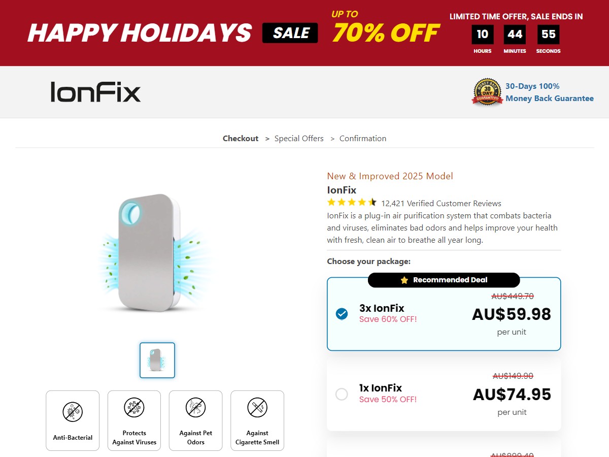 IonFix ~ CTC A$74.95 [AU]