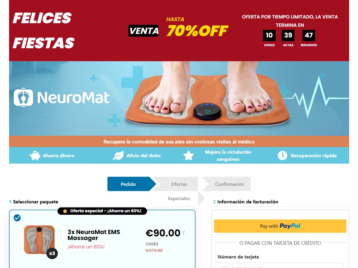NeuroMat EMS Massager ~ CTC €109,95 [ES]