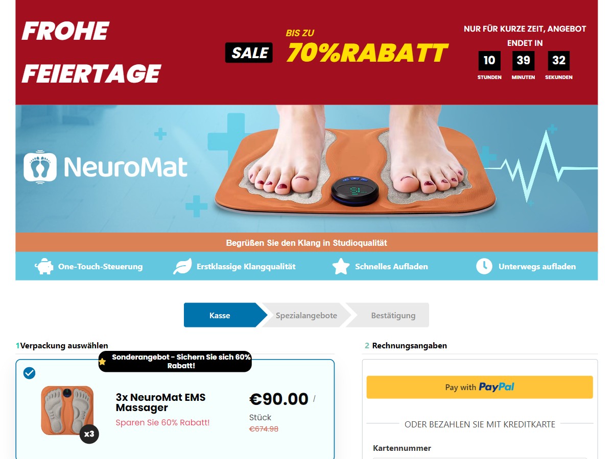 Image of NeuroMat EMS Massager ~ CTC €109,95