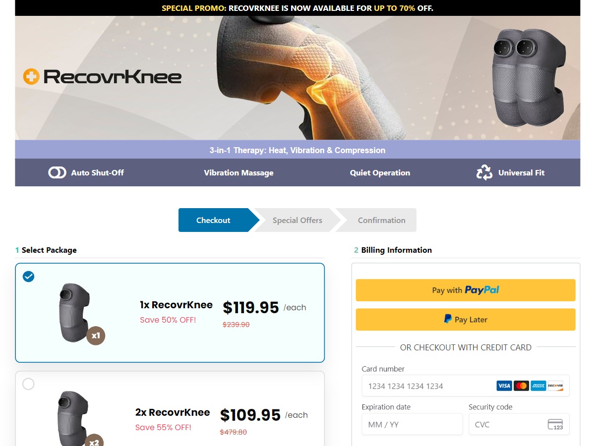 Image of RecovrKnee ~ CTC $119.95