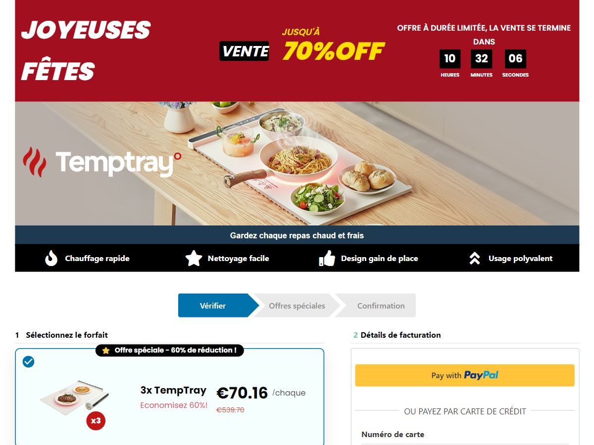 TempTray ~ CTC €89,95 [FR]