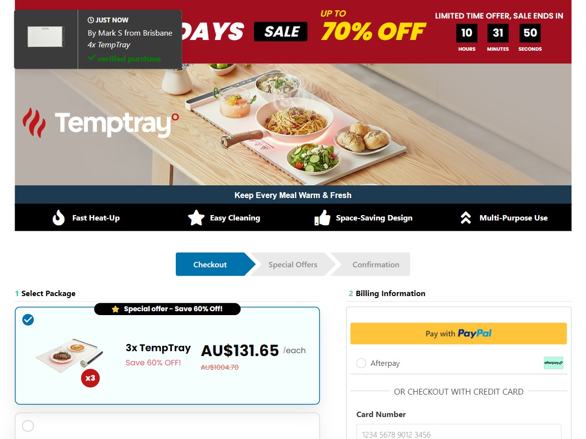 Image of TempTray ~ CTC A$169.95