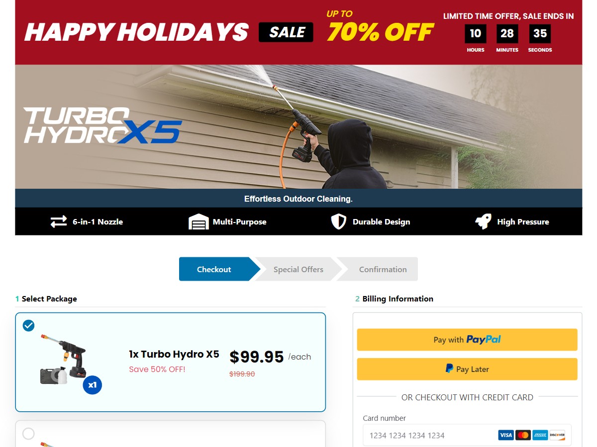 Turbo Hydro X5 ~ CTC $99.95 [US]
