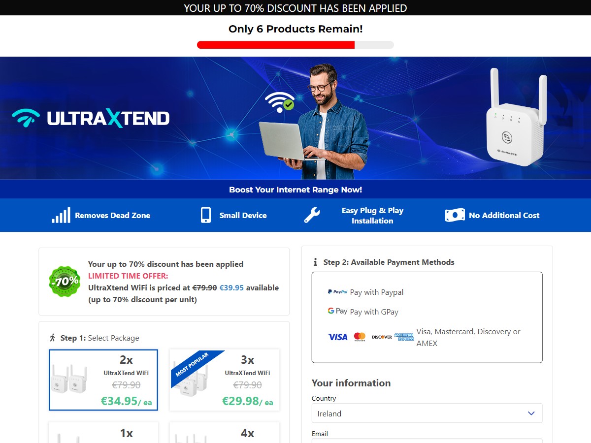 UltraXtend ~ CTC €39,95 [IE]