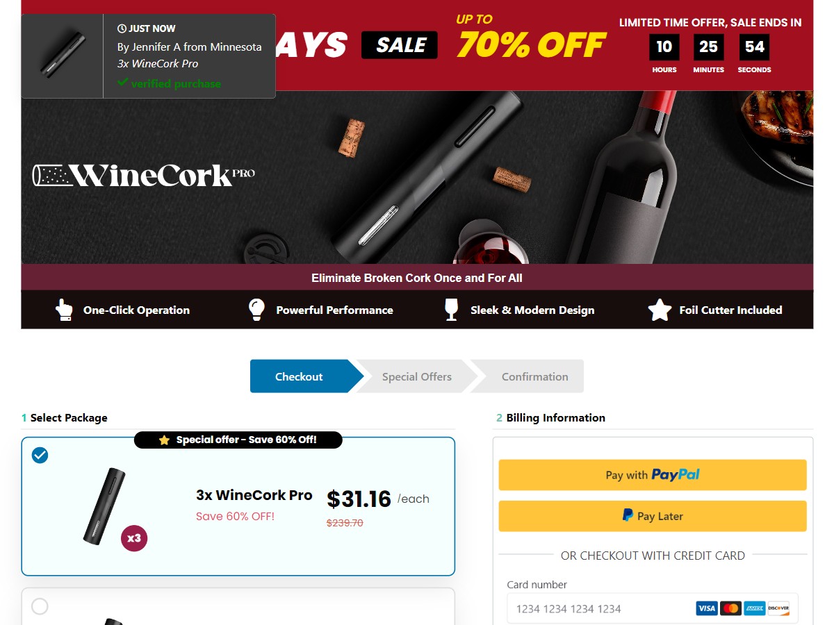 WineCork Pro ~ CTC $39.95 [US]