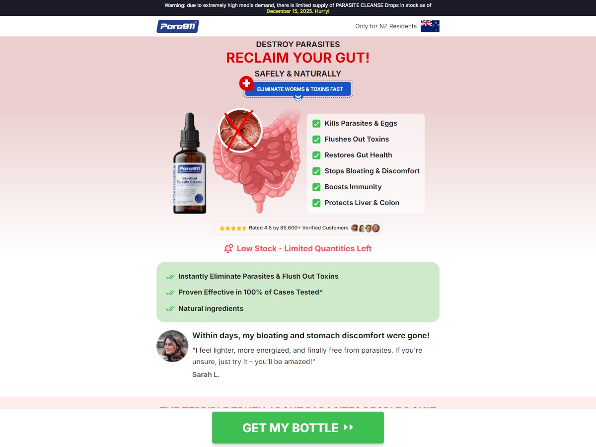 Para911 Parasite Cleanse Drops [NZ]