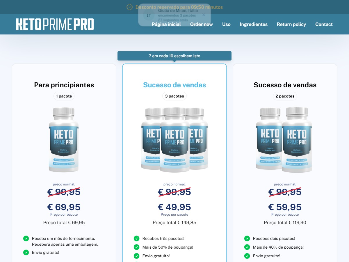 Keto Prime Pro ~ DTC [PT]