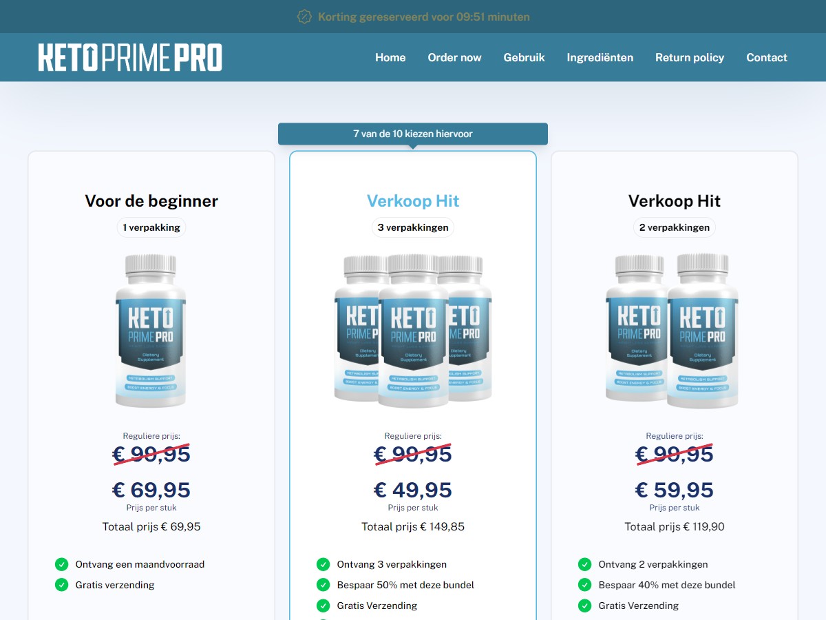 Keto Prime Pro ~ Dutch - DTC [BE]