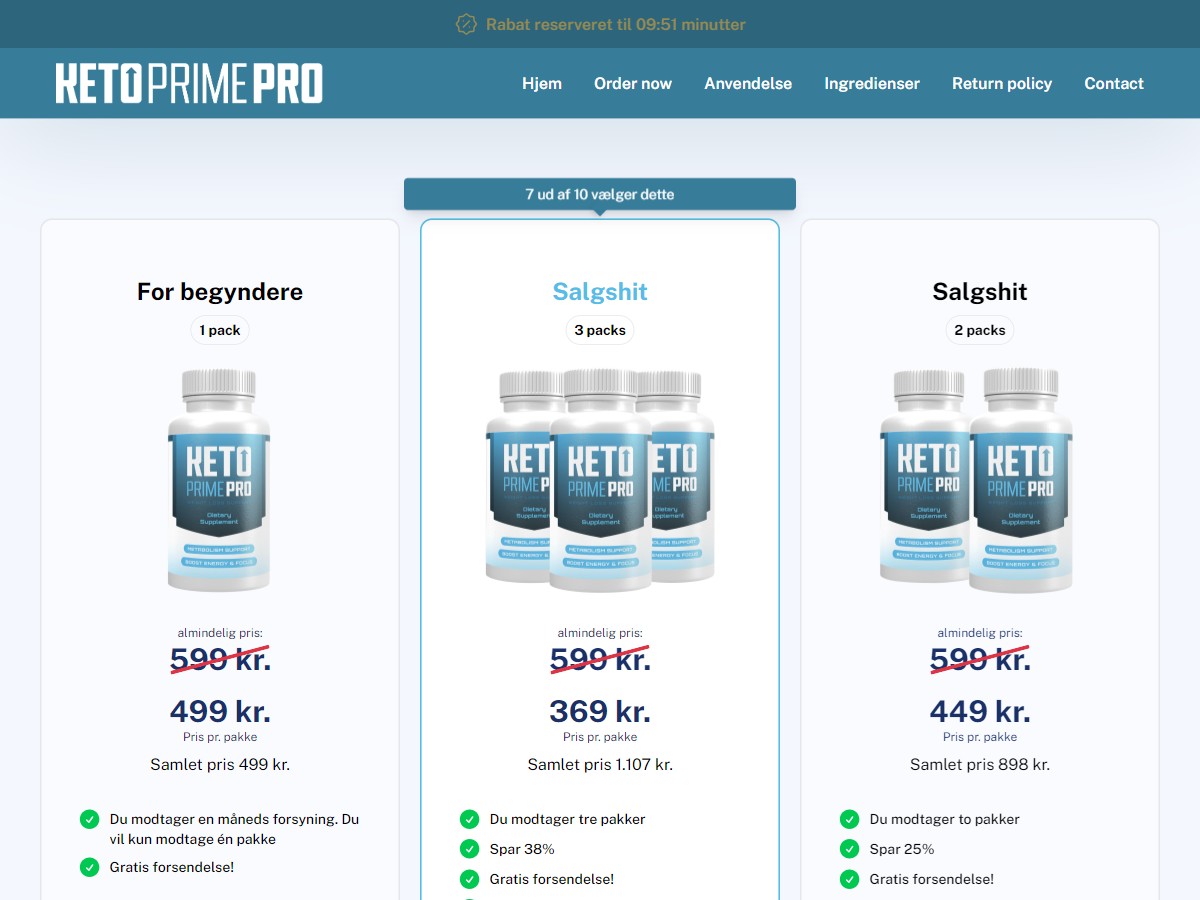 Keto Prime Pro ~ DTC [DK]