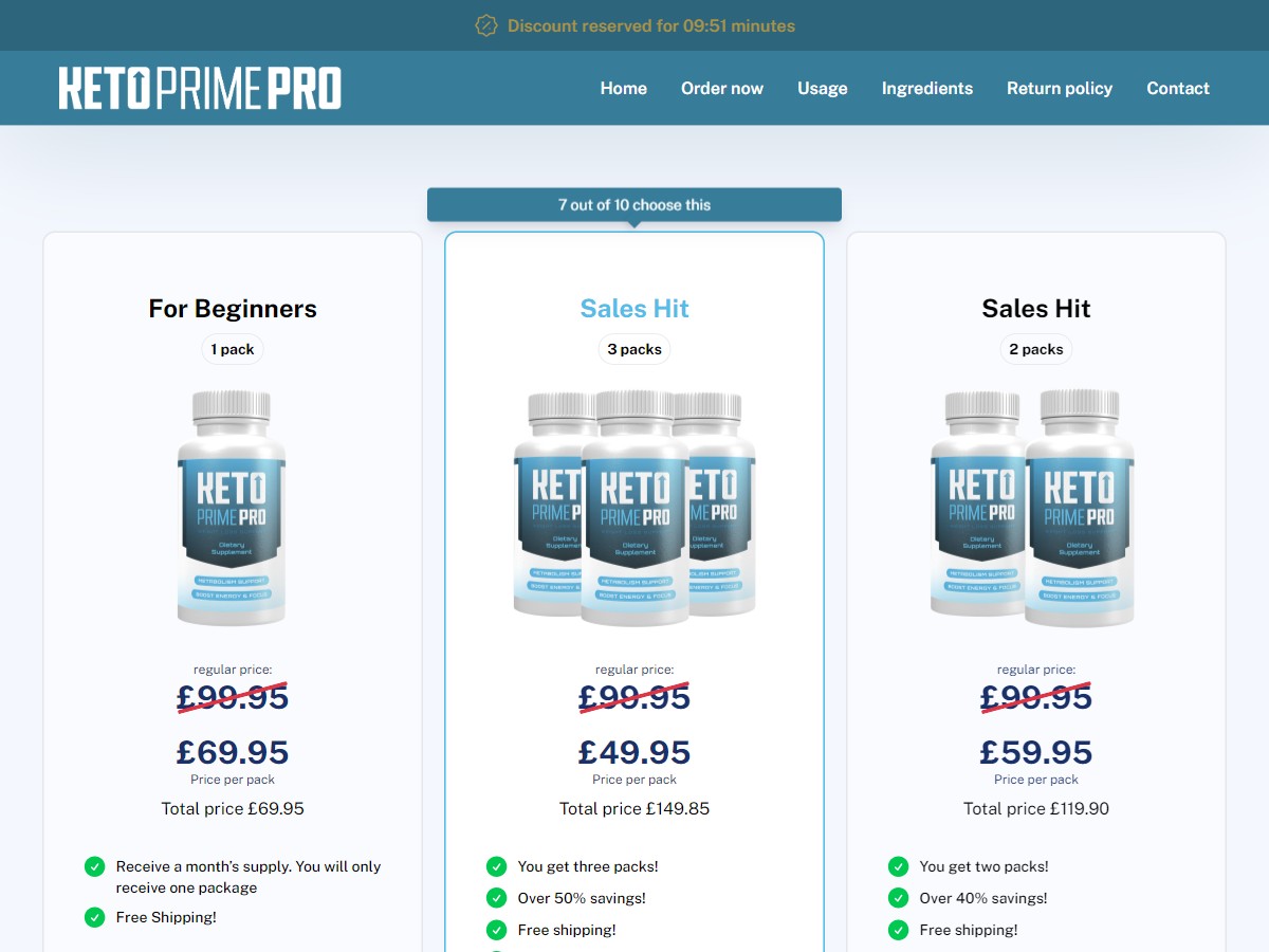 Keto Prime Pro ~ DTC [UK]