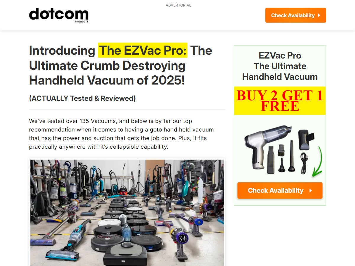 Ez Vac Pro [US, CA, AU, UK]