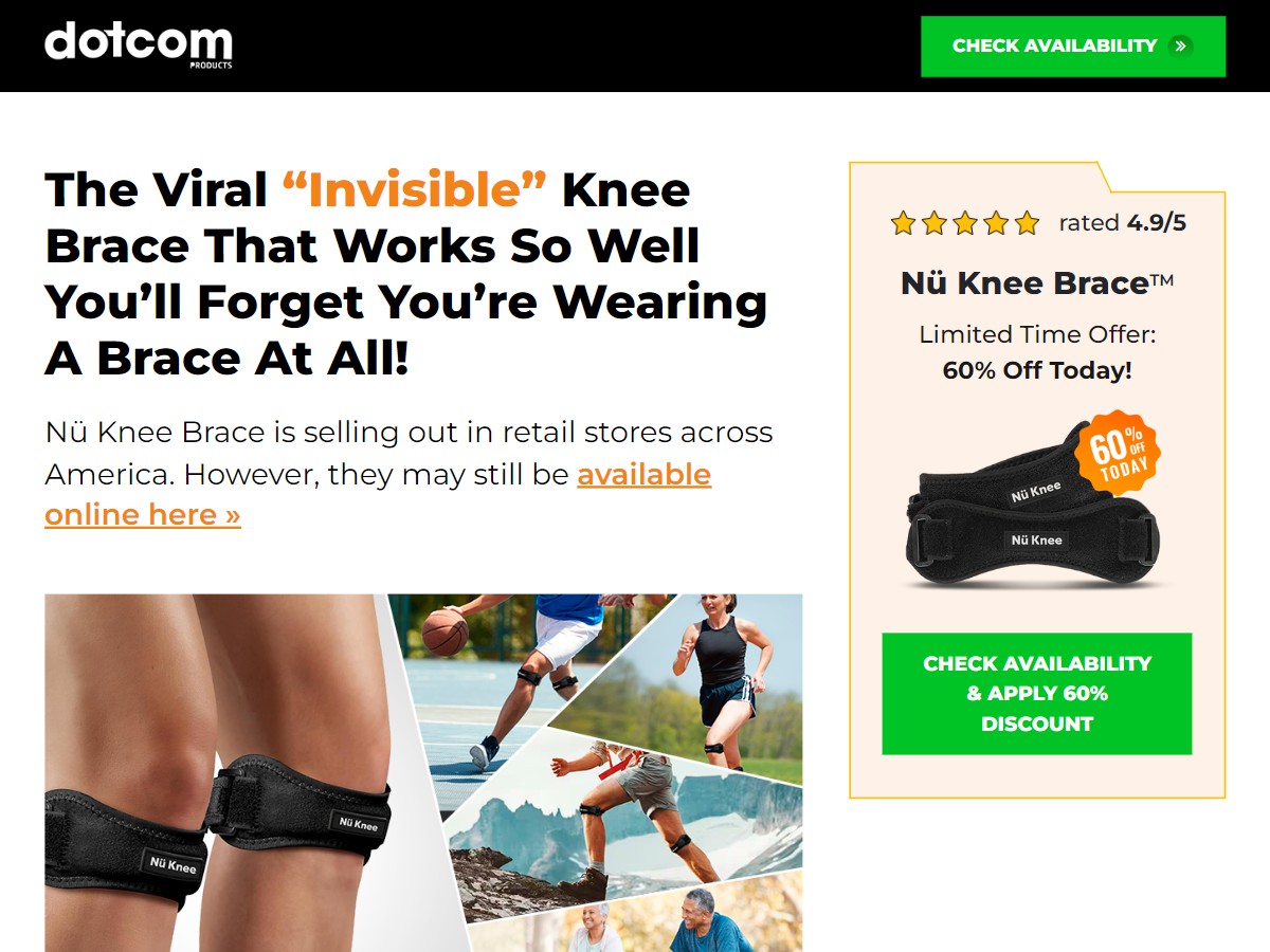 Nü-Knee Brace [US, CA, AU, UK]