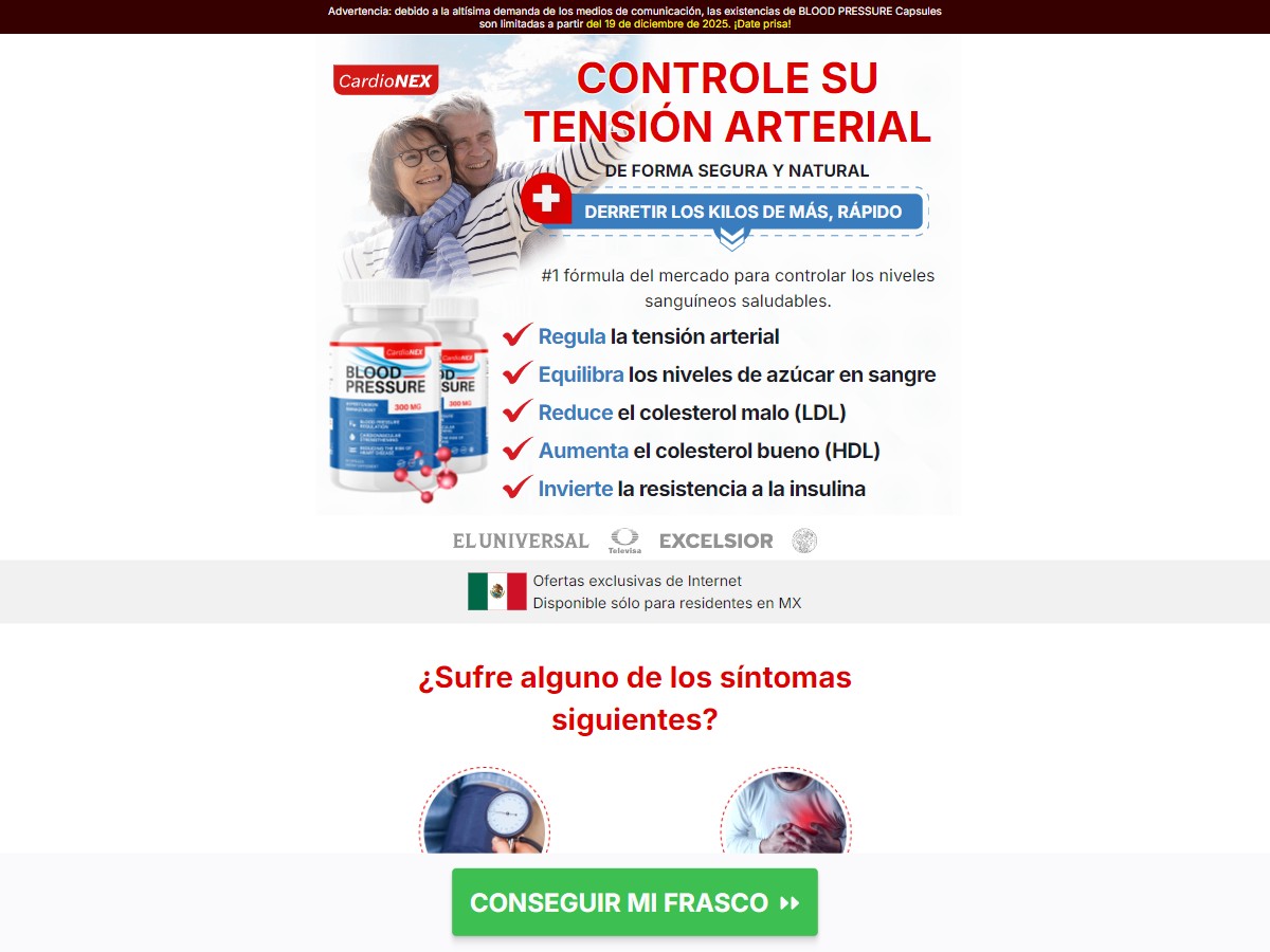 CardioNEX Blood Pressure ~ Low CTC [MX]